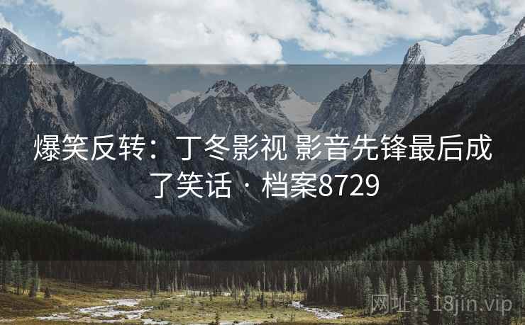 爆笑反转：丁冬影视 影音先锋最后成了笑话 · 档案8729