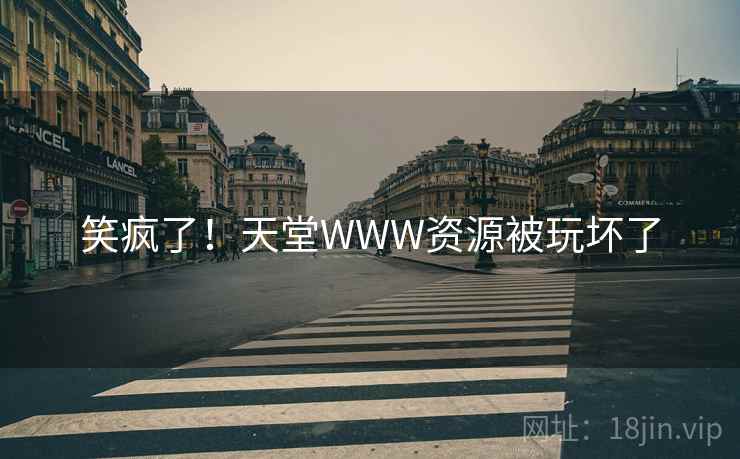 笑疯了！天堂WWW资源被玩坏了